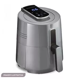 Fritadeira Air Fryer Hamilton Beach®<BR>- Prateada<BR>- 3,5L<BR>- 220V<BR>- A caixa da embalagem apresenta avarias que não comprometem a qualidade do produto.<BR>- Hamilton Beach