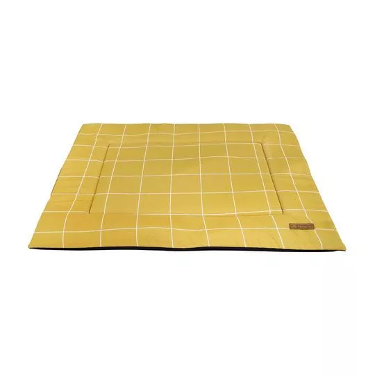 Lugar Americano Quadriculado- Amarelo & Branco- 52x37cm- Fabrica Pet