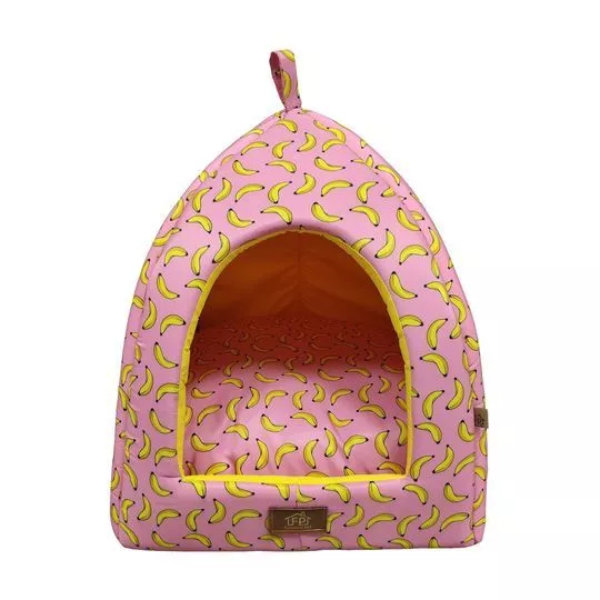 Cabana Bananas- Rosa & Amarela- 52x45x42cm- Fabrica Pet