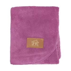 Cobertor Em Plush<BR>- Rosa<BR>- 73x88cm<BR>- Fabrica Pet