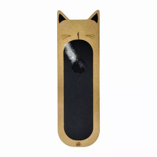 Arranhador Joy Cat- Marrom & Preto- 65x20cm- Fabrica Pet