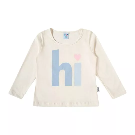 Blusa Hi- Off White