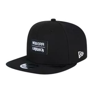 Boné 9Fifty Of Sn Layback Blk<BR>- Preto & Branco