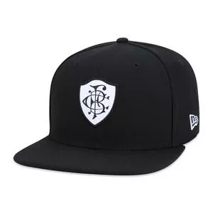 Boné 9Fifty Of Sn Soccer Bot Vintage Blk<BR>- Preto & Branco