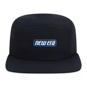 Boné New Era®<BR>- Preto & Azul Escuro