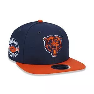 Boné Chicago Bears®<BR>- Azul Marinho & Laranja