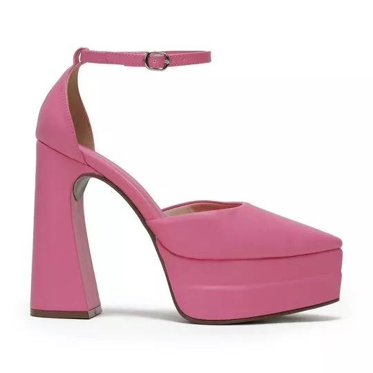 Scarpin Meia Pata Liso- Pink- Salto: 13cm- My Favorite Things