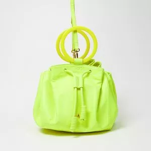 Bolsa Saco Com Aviamento<BR>- Verde Limão<BR>- Amarante