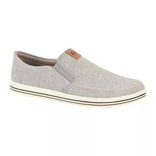 Slip On Texturizado- Cinza- BR Sport