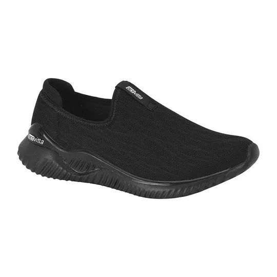 Slip On Texturizado- Preto- Actvitta