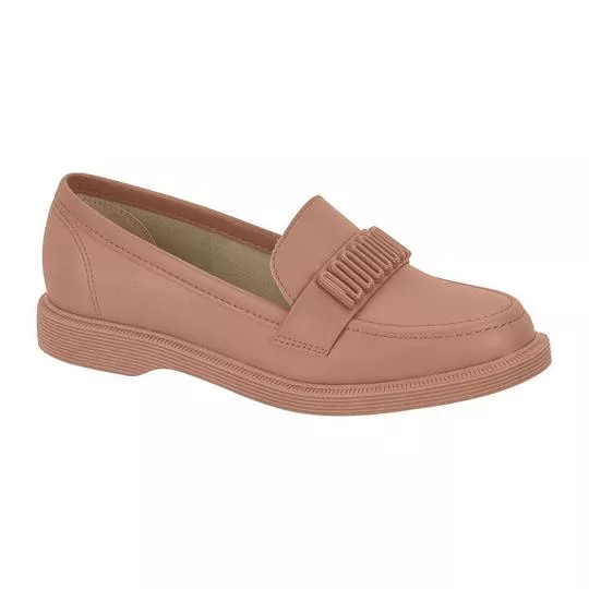 Loafer Liso- Bege Escuro- Moleca