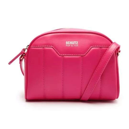 Bolsa Transversal Com Recortes- Pink