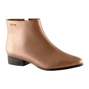 Bota Metalizada<BR>- Caramelo<BR>- Salto: 3cm