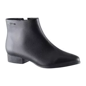 Bota Com Tag<BR>- Preta<BR>- Salto: 3cm