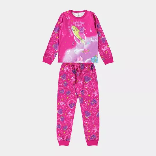 Pijama Ursinhos- Rosa