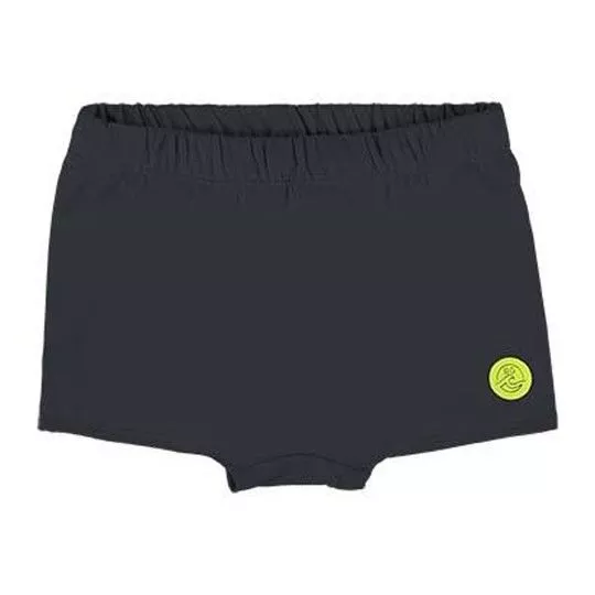 Sunga Boxer Lisa- Preta- Boca Grande