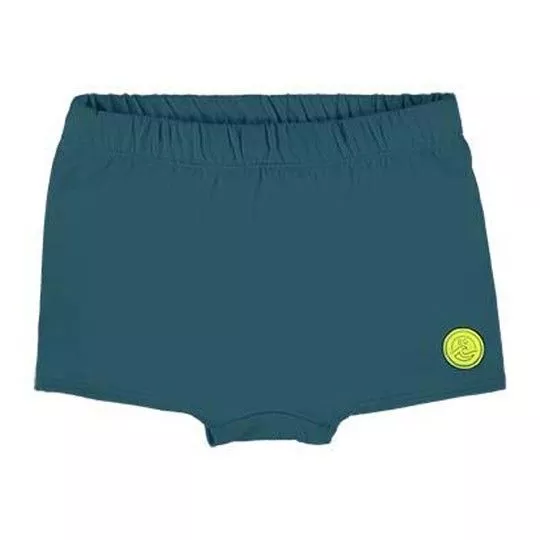 Sunga Boxer Lisa- Verde Escuro- Boca Grande