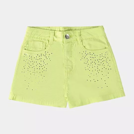 Short Com Brilhos- Verde