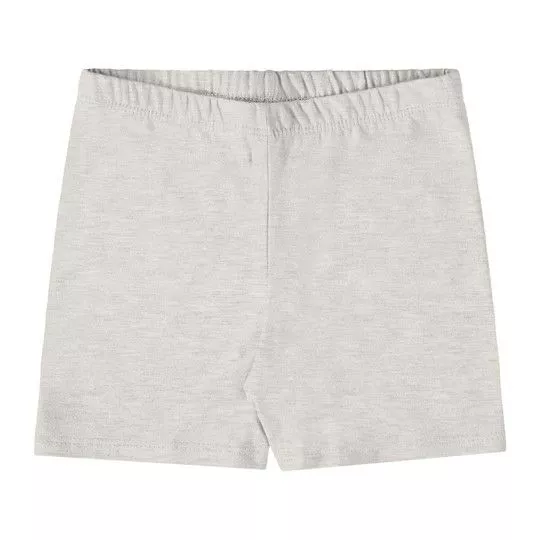 Short Liso- Cinza Claro- Boca Grande