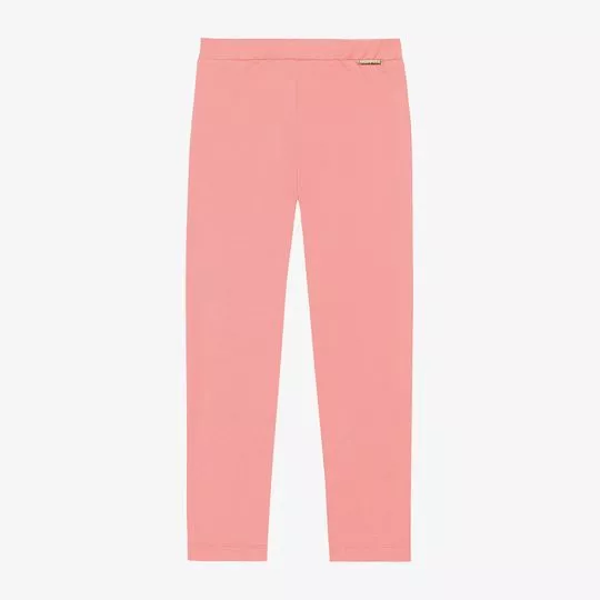 Legging Com Recortes- Rosa Claro- Trick Nick