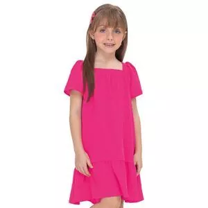 Vestido Com Recortes<BR>- Rosa<BR>- Trick Nick