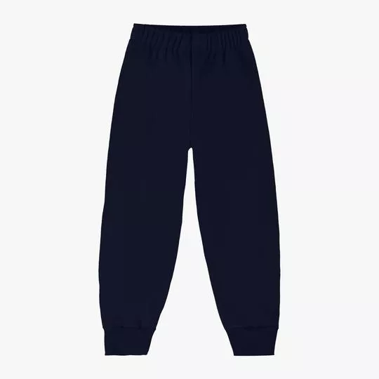 Calça Jogger Básica- Azul Marinho- Rovitex