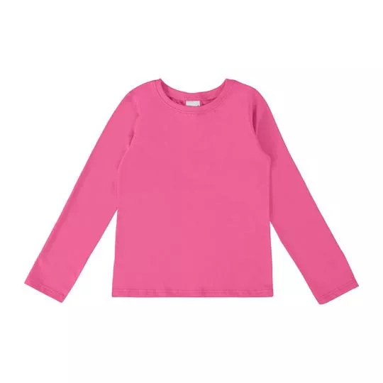 Blusa Lisa- Rosa- Malwee