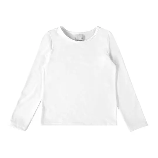 Blusa Lisa- Branca- Malwee