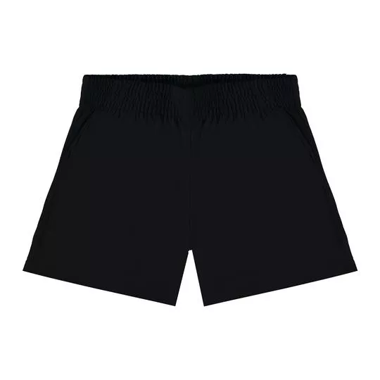 Short Liso- Preto- Malwee