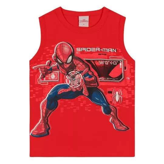 Regata Homem Aranha®- Vermelha & Azul Marinho