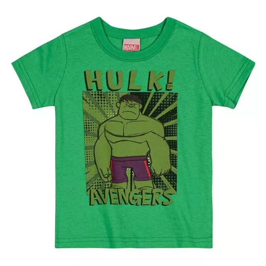 Camiseta Hulk®- Verde & Preta