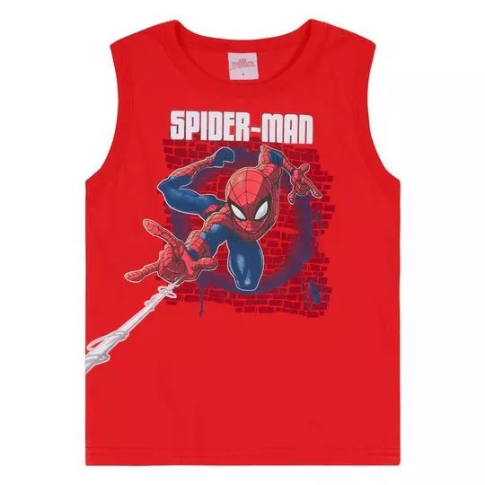 Regata Spider-Man®- Vermelha & Azul Escuro- Brandili