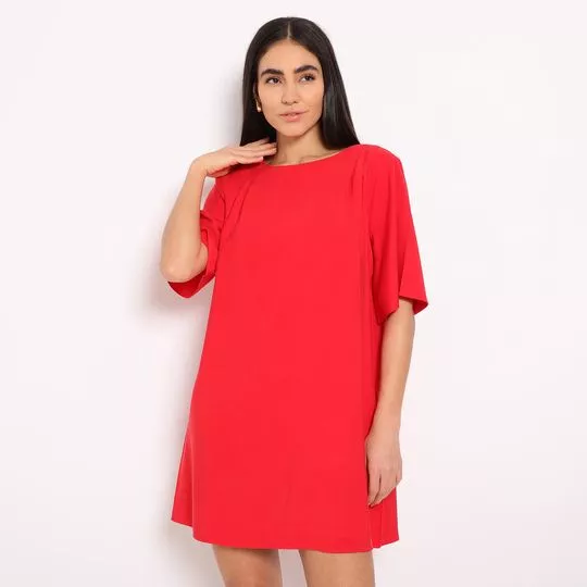 Vestido Curto- Vermelho