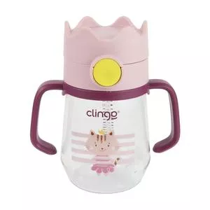 Copo Fun<BR>- Rosa Claro & Vinho<BR>- 240ml<BR>- Clingo