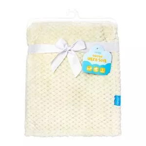 Cobertor Ultra Soft<BR>- Bege Claro<BR>- 26x36cm<BR>- Clingo