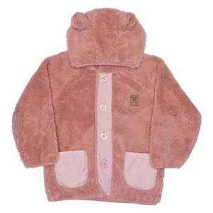 Casaco Em Pelúcia<BR>- Rosê<BR>- Pinoti Baby & Kids