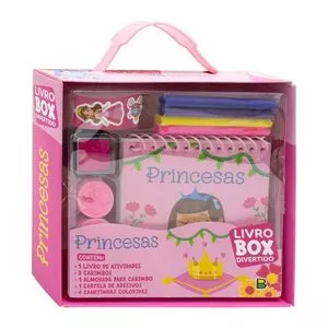 Livro-Box Divertido! Princesas<BR>- Todolivro<BR>- Português<BR>- 10Pçs