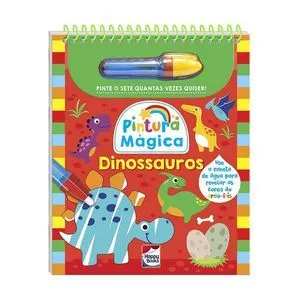 Pintura Mágica: Dinossauros<BR>- Happy Books