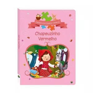 Clássicos Com Quebra-Cabeças: Chapeuzinho Vermelho<BR>- Santos, Suelen Katerine A.<BR>- Happy Books<BR>- 24Pçs