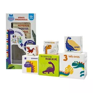 Amigos Dinossauros<BR>- 12Pçs<BR>- Todolivro© Ltda.