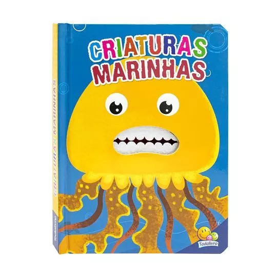 Bocarra - Um Livro Sensorial! Criaturas Marinhas- Brijbasi- Todolivro©