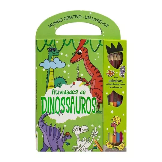 Mundo Criativo-Um Livro-Kit: Atividades De Dinos- Brijbasi