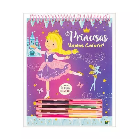 Vamos Colorir! Princesas- Brijbasi