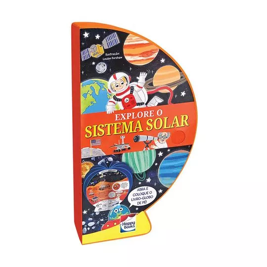 Livro-Globo: Explore O Sistema Solar- Bookworks- Happy Books