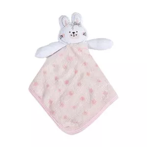 Naninha Coelhinho<BR>- Branca & Rosa Claro<BR>- 36x36cm<BR>- Papi