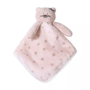 Naninha Poá<BR>- Rosa Claro & Marrom Claro<BR>- 36x36cm<BR>- Papi