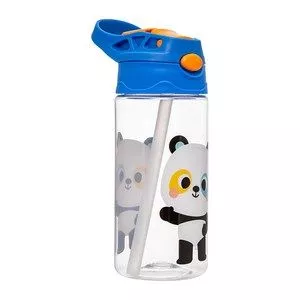 Garrafinha Buba Zoo Panda<BR>- Azul<BR>- 19cm