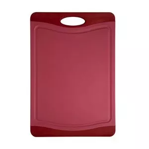 Tábua Para Corte Antibacteriana<BR>- Vermelha & Vermelho Escuro<BR>- 29,1x20cm
