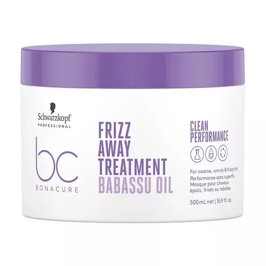 Máscara De Tratamento Bonacure Clean Performance Frizz Away- 500ml- Schwarzkopf