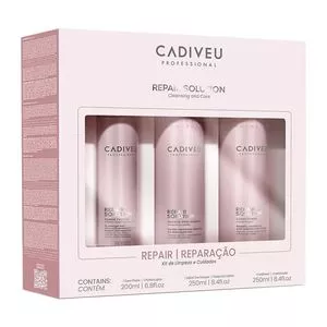 Kit Cadiveu Professional Repair Solution Reparação<BR>- 3 Unidades<BR>- Cadiveu